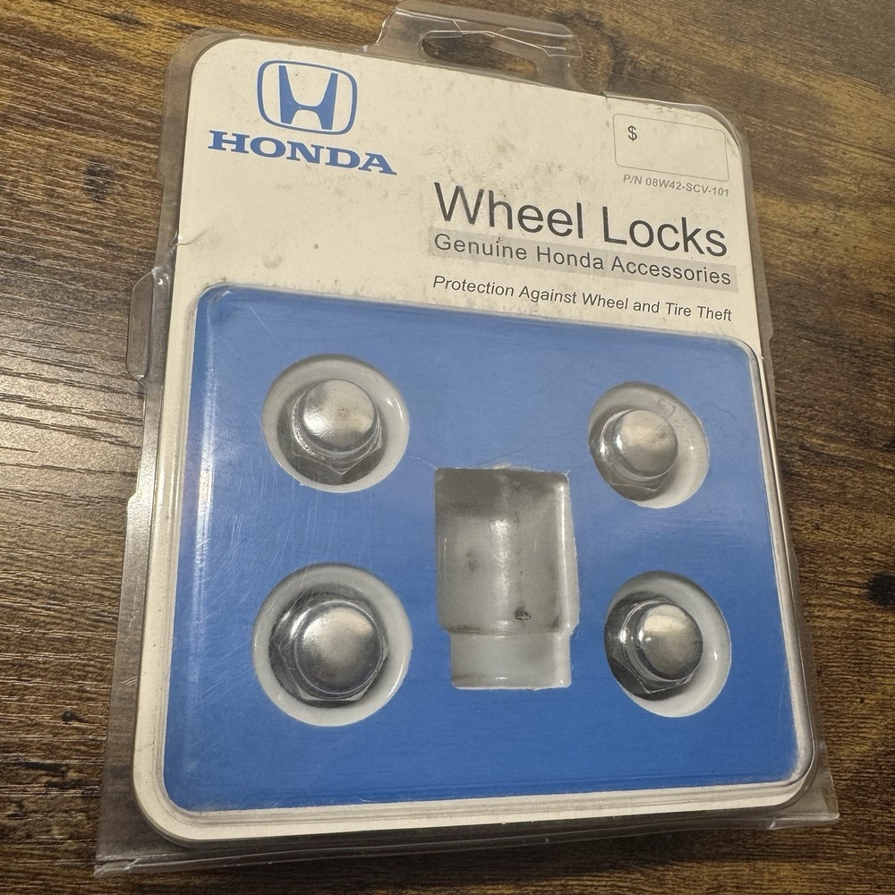Honda Wheel Locks P/N‎ 08W42-SCV-101 Genuine *Missing Socket*